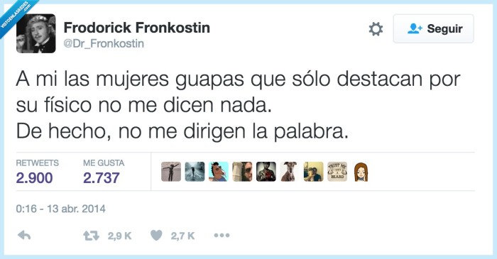 guapas,decir nada,dirigir la palabra