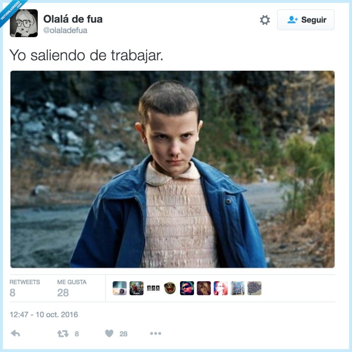 eleven,stranger things,trabajo