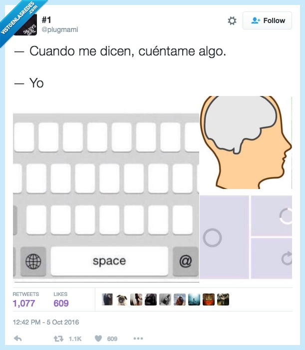 cuéntame algo,en blanco