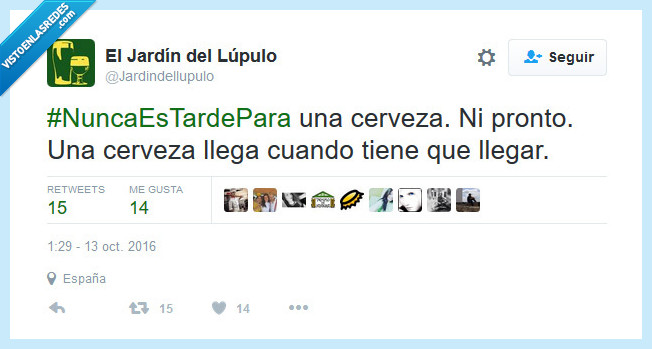 cerveza,beber,twitter,pronto,tarde,tiempo,gandalf,mago