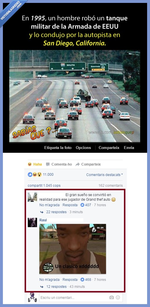 GTA,San Andreas,CJ,Soy el MG 11000,Facebook