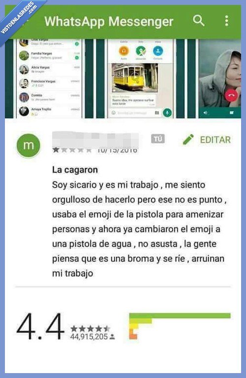 sicario,aplicación,pistola,whatsapp