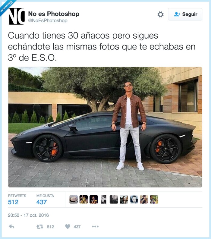 madurez,cristiano ronaldo,posar,lamborghini
