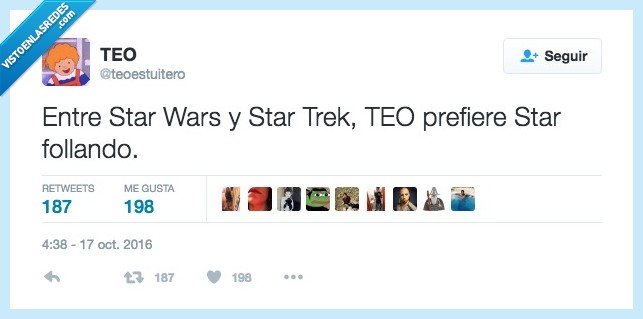 teo,preferencias,star wars,star trek