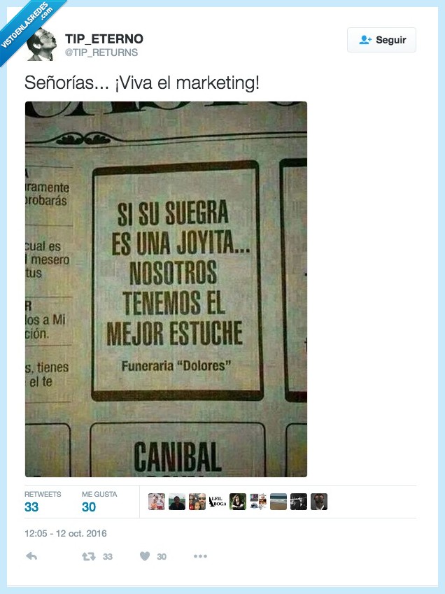 marketing,suegra,periódico