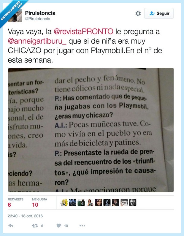 anne igartiburu,chicazo,playmobil,wtf