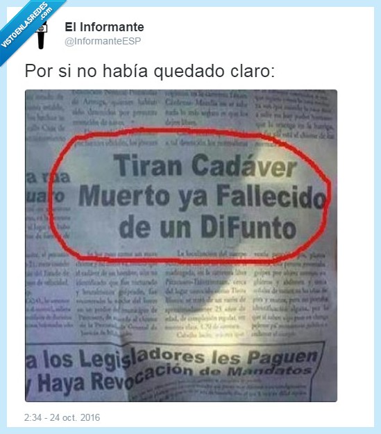 periódico,claro,cadáver