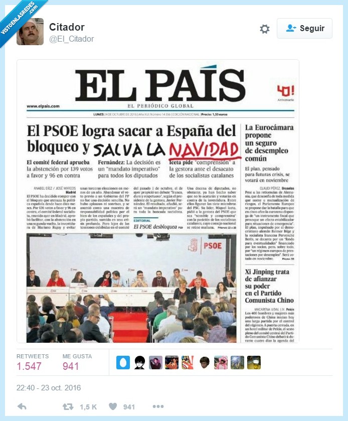 navidad,portada,el país,pp,psoe