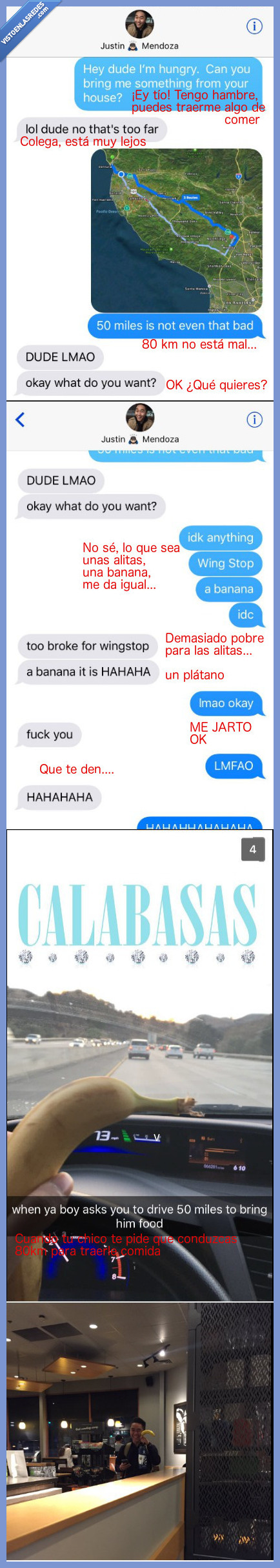 conversaciones,whatssap,plátano,comida,pardillo