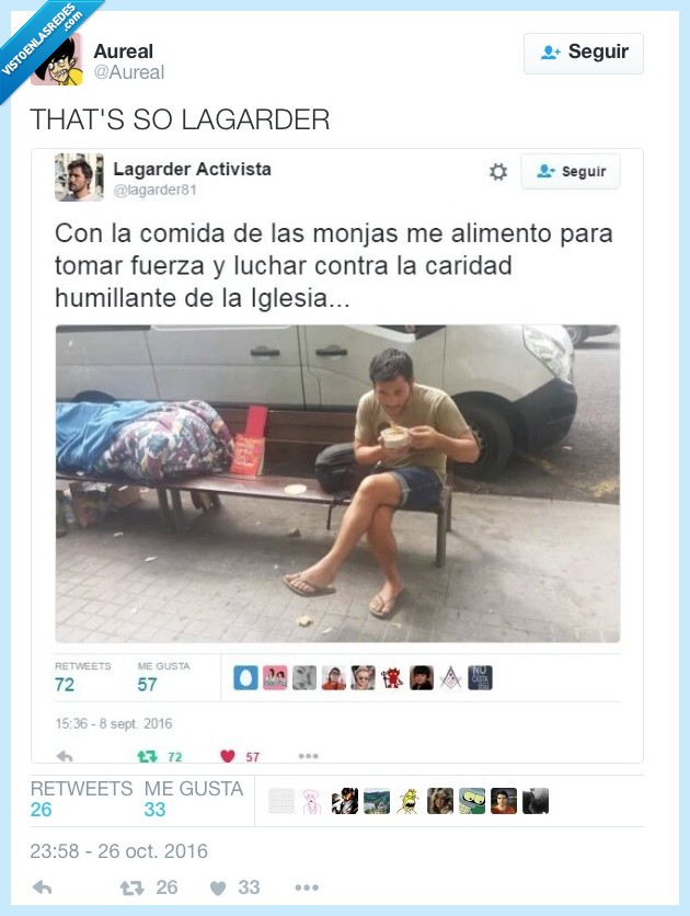 monja,indigente,comida