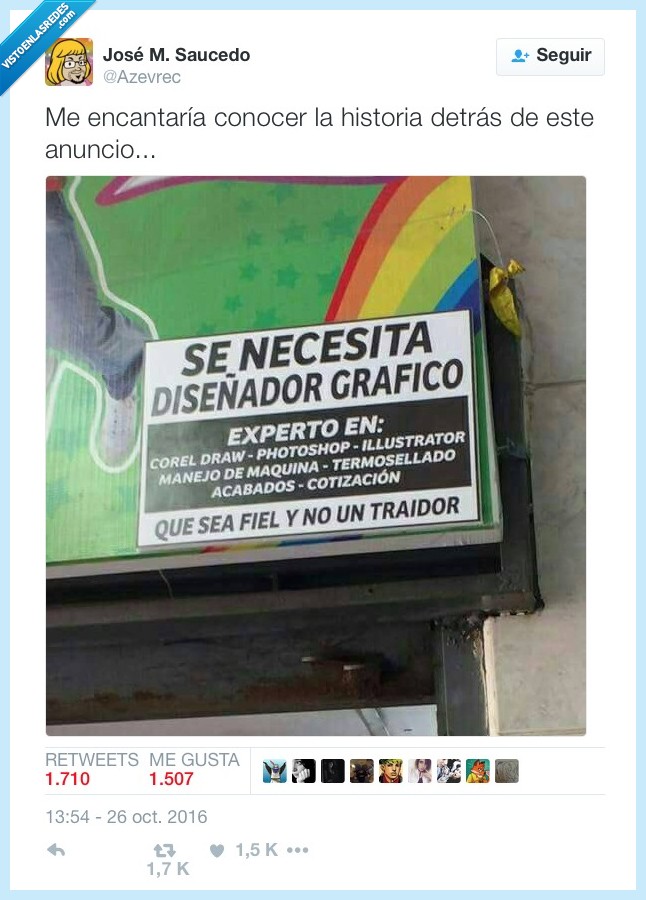 diseñador gráfico,oferta,miedo