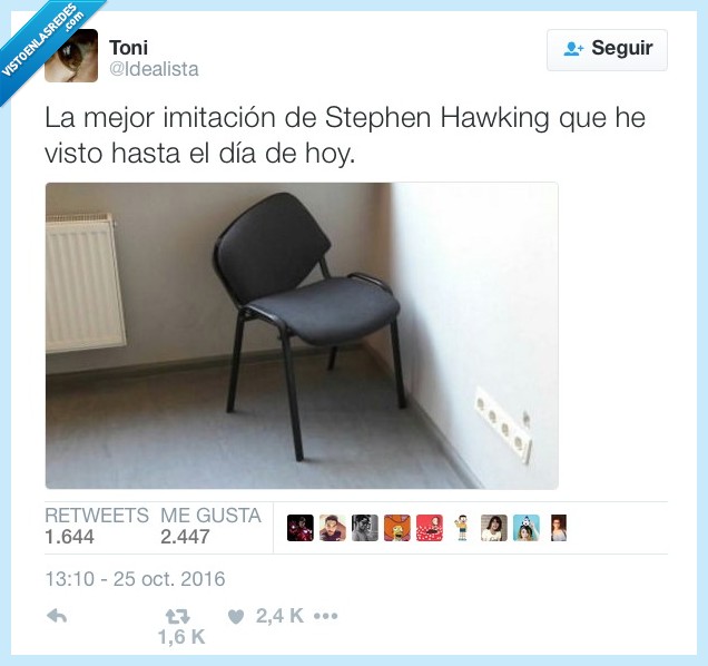 oscar,interpretación,Stephen Hawking