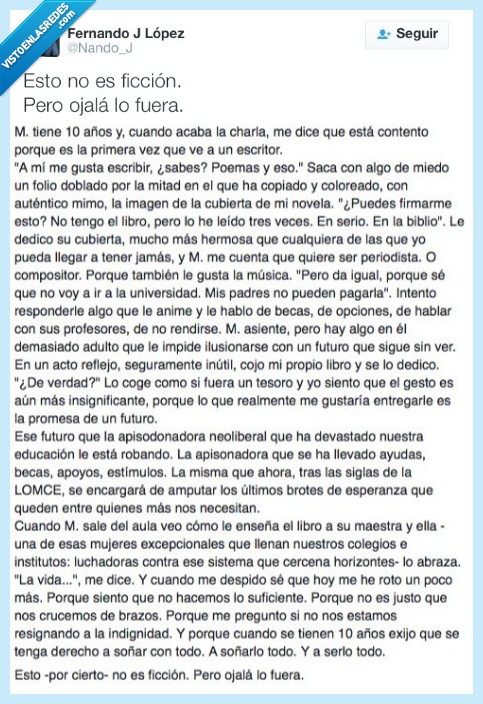 universidad,niño,descorazonador