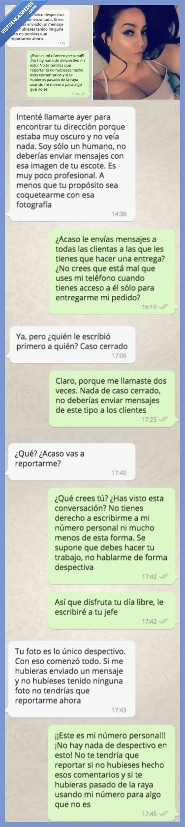 conversación,repartidor