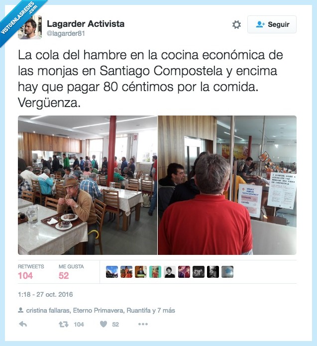 labor,social,comedor,80 céntimos