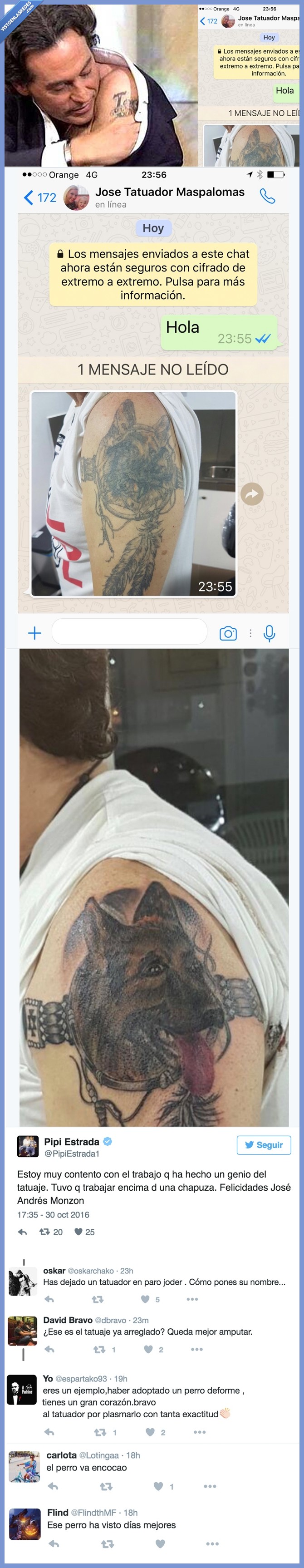 pipi estrada,famoso,tatuaje,fail