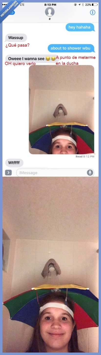 foto,ducha,respuesta