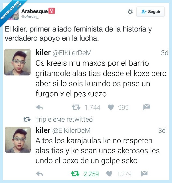 Ganas no le faltan,un diccionario sí