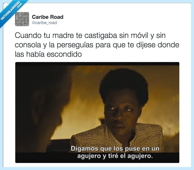 móvil,videojuegos,madre,escuadrón suicida,castigo