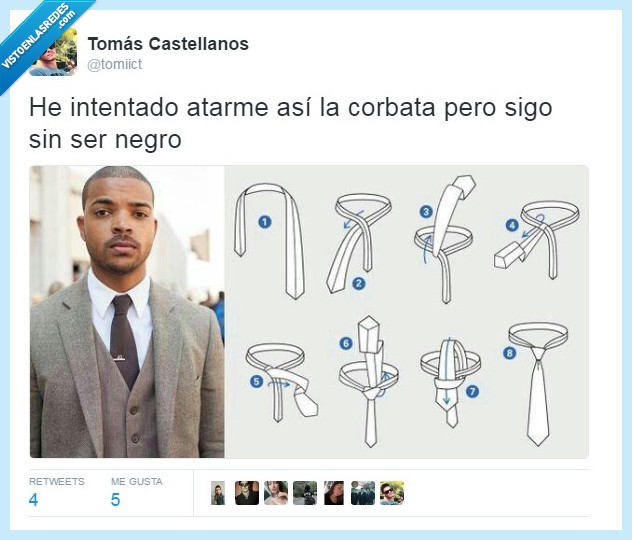 negro,corbata
