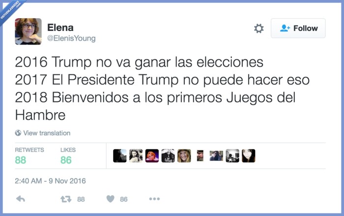 juegos del hambre,trump,presidente,años