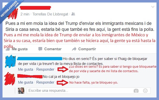 trump,muro,siria,inmigrantes,mexico,miedo y asco en españa