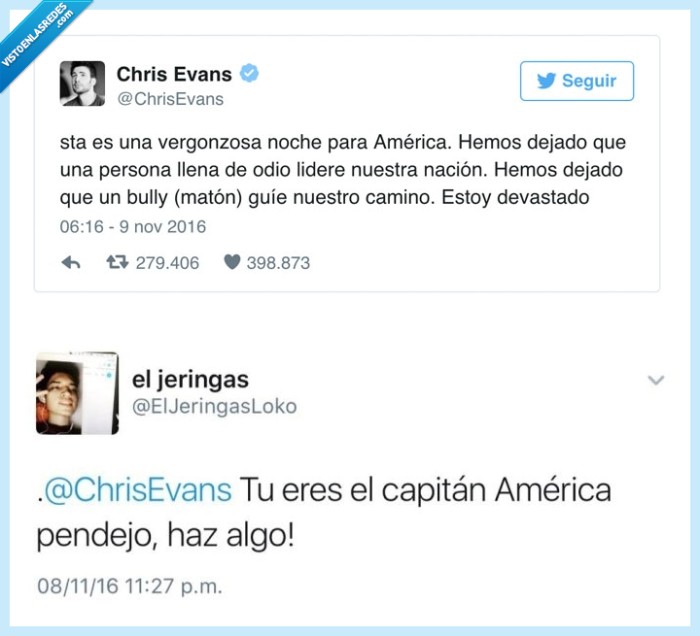 capitan america,trump,chris evans