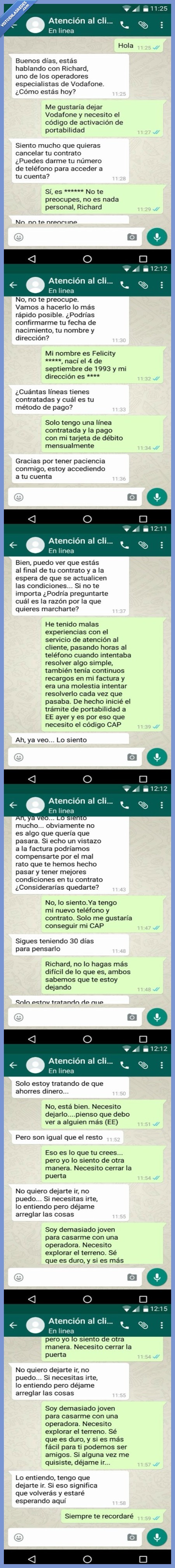 vodafone,operador,atención al cliente