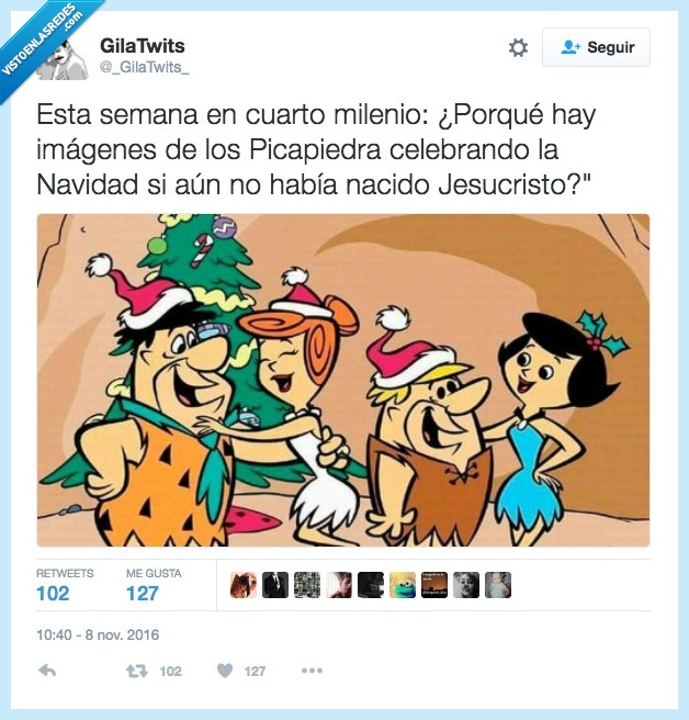 navidad,picapiedra,dar cuenta