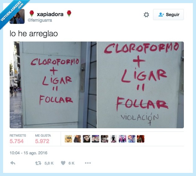diferencia,cloroformo,ligar