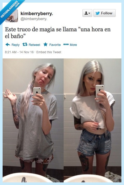 maquillaje,cambio radical,magia