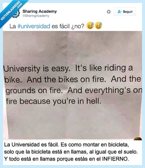 universidad,infierno,llamas