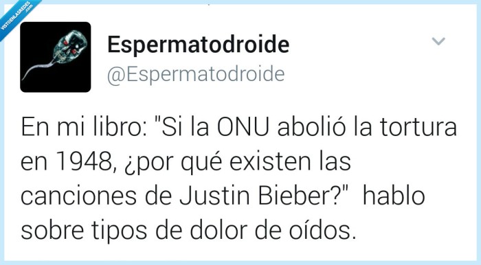 justin bieber,onu,oídos