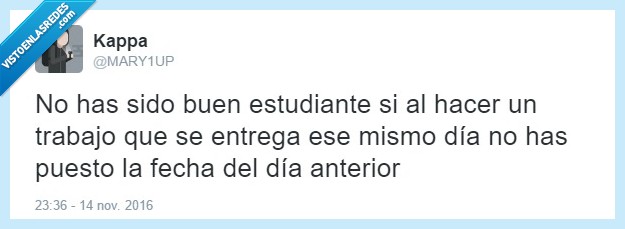 trabajo,día,fecha,buen estudiante