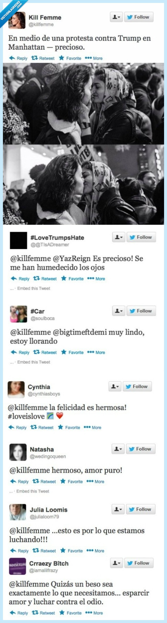 beso,visibilidad,lgtb,trump