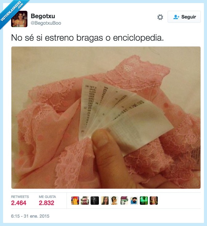 bragas,estreno,enciclopedia