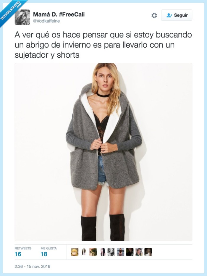 abrigo,shorts,invierno