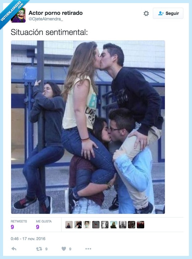 soltería,patético,farola,beso