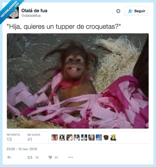 croquetas,mono,tupper