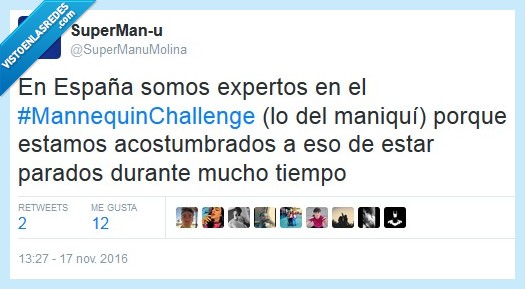 maniquí,desafío,mannequin challenge,españa,paro,expertos