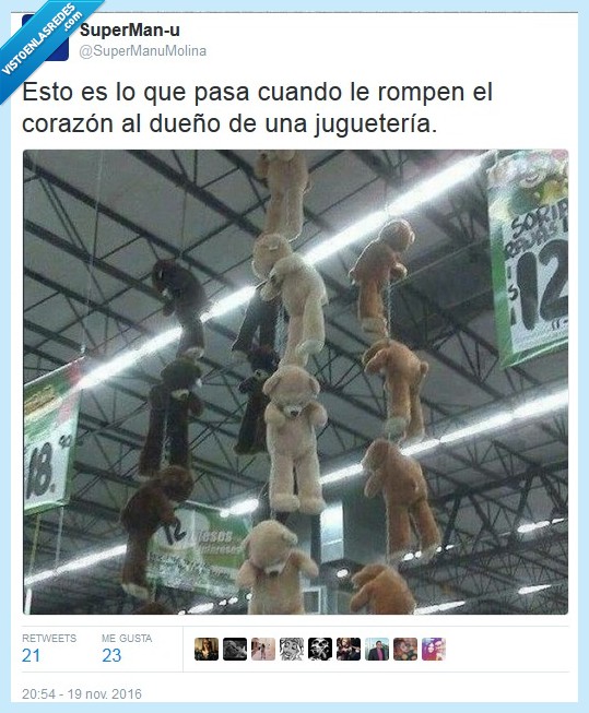 juguetería,romper el corazon,osos