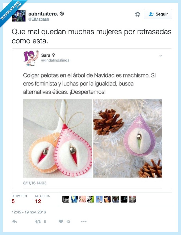 bolas,navidad,feminismo,alternativa