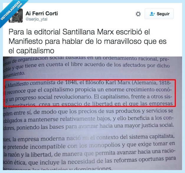 santillana,marx,inventar,capitalismo