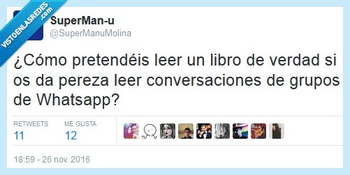 pereza,leer,libro,whatsapp