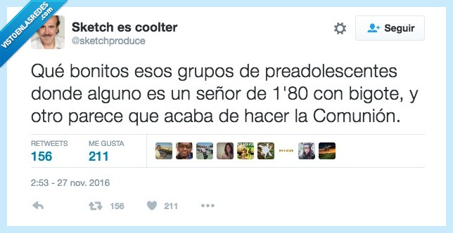 pubertad,magia,comunión bigote