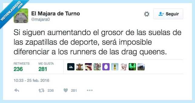 runner,drag queen,zapatillas