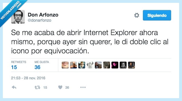 Internet Explorer,esperar,doble clic,equivocación
