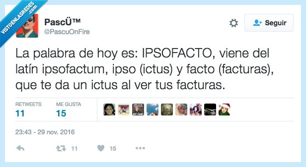 ictus,facturas,ipsofacto