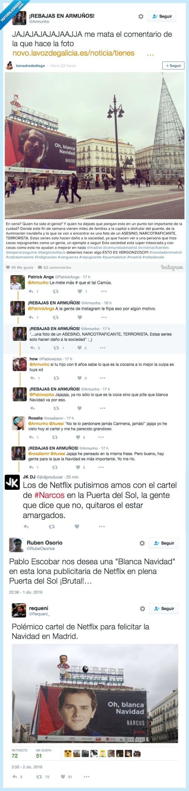 narcos,netflix,navidad,felicitar