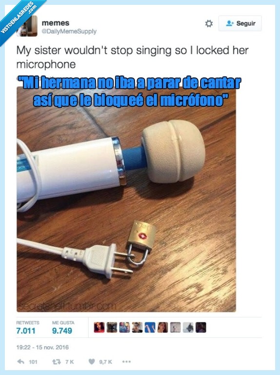 micrófono,callar,tortura